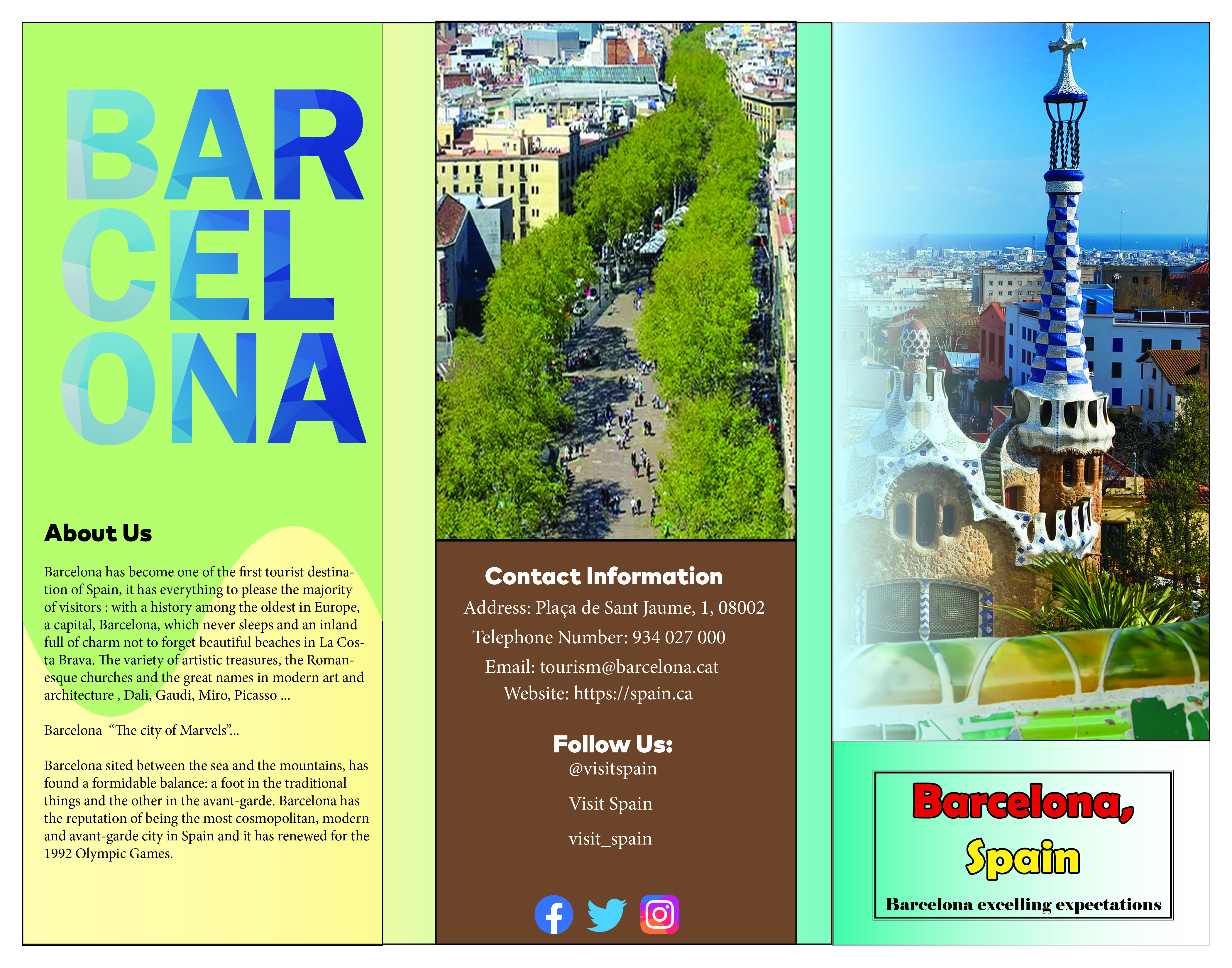 Barcelona Brochure